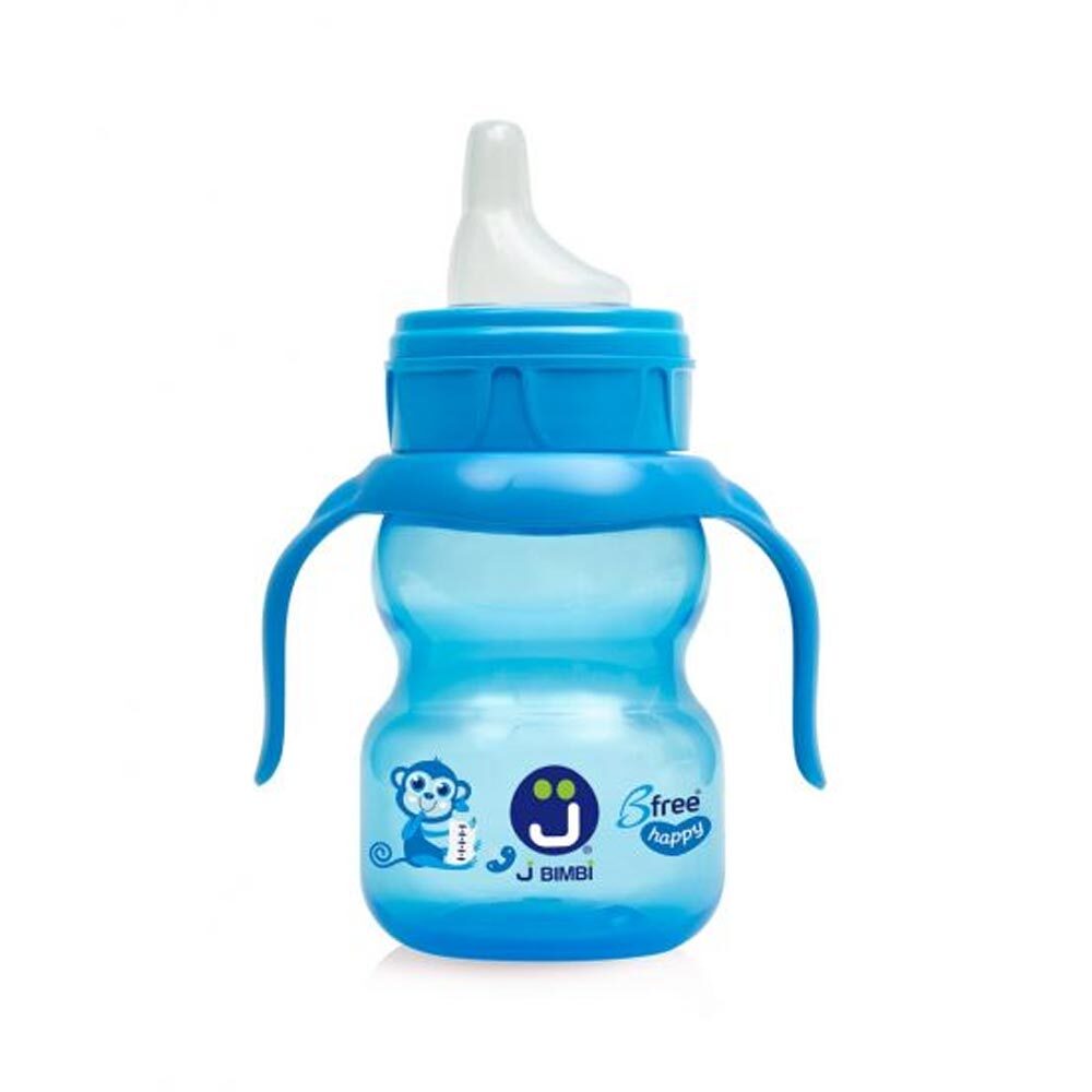 J Bimbi Sippi 1 - Tazza Primi Sorsi 6m+ Blu, 240ml
