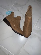 SO Girl's Chestnut Rory Ankle Boots with Memory Foam Size 5 -Retail 44.99 New