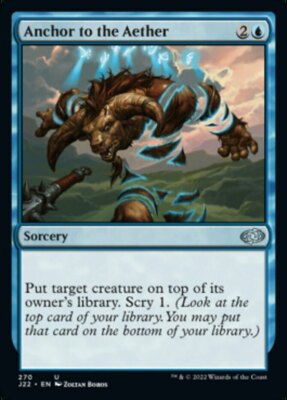 Anchor to the Aether Light Play, English Magic the Gathering MTG Jumpstart 2022