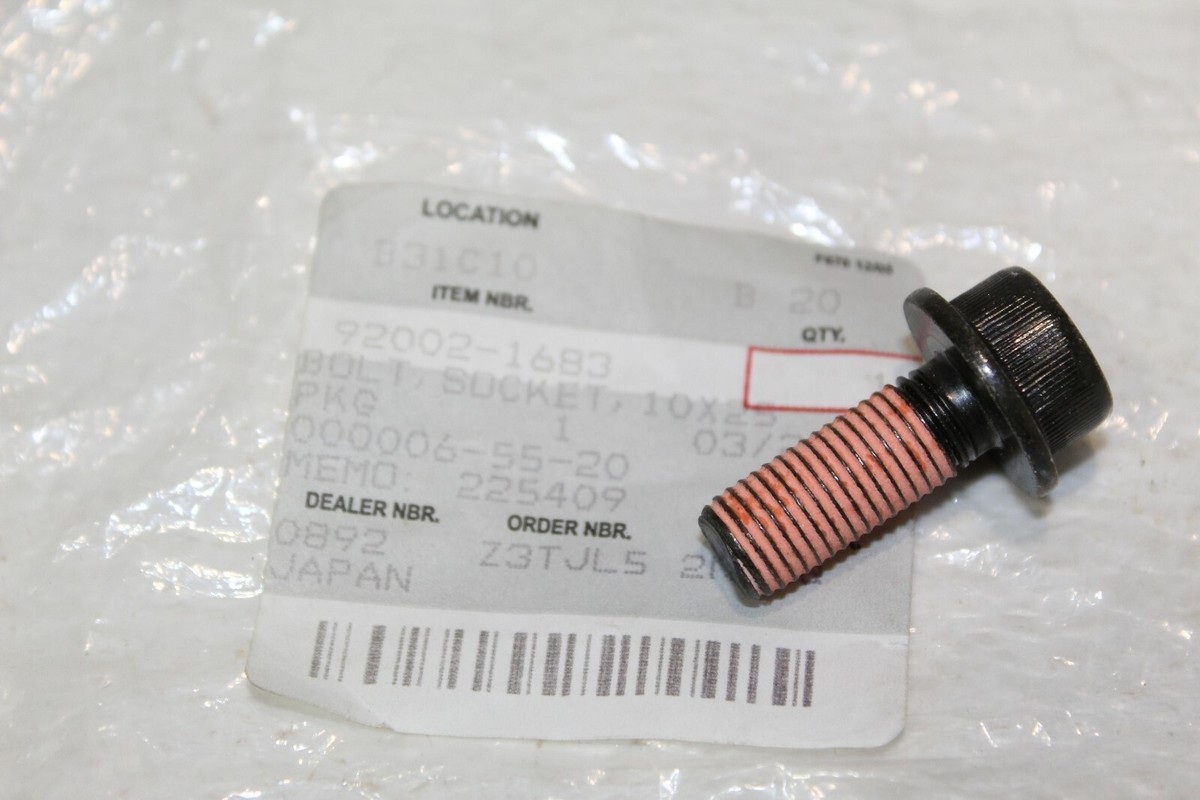 OEM 1986-2006 Concours ZG1000 BOLT 10X25 PART # 92002-1683 | eBay