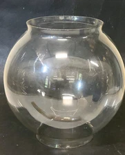 c1870s Carbon ARC Lamp Shade Globe Brush? Antique Glass Street Light Gas