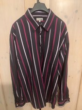 Peter Worth long Sleeve Shirt UK (XL) Dark Pink/White - Great Condition