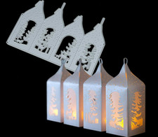 Christmas Lantern Tree Deer Metal Cutting Dies Scrapbooking Embossing Card Craft