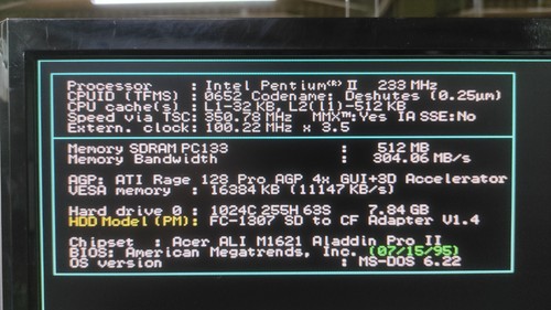 PCChips M729 Rev. 1.2 + 512MB PC133 RAM + ATI Rage 128 Pro + Network Card XT-IDE - Afbeelding 8 van 8
