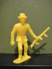 Ideal / Rayline Toys - 1950s - 60s - Gangster Robber Machine Gun Playset Figure