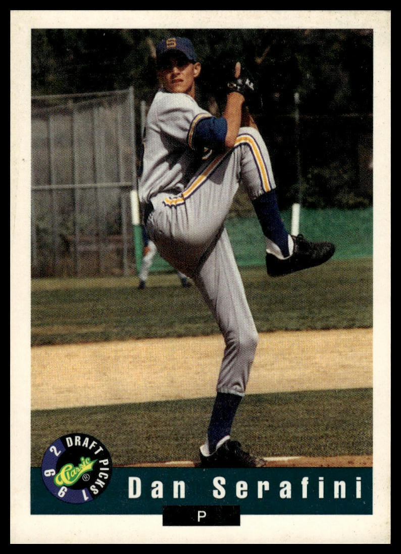 1992 Classic Draft Picks #20 Dan Serafini
