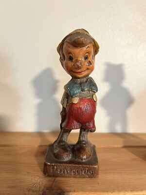 超貴重❣️Walt Disney Pinocchio 1940 ガラス製置物 1940s sirocco Walt Disney Pinocchio & Lampwick figurines | eBay