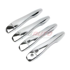 For Nissan Altima 2013-18 Door Handle Cover Smart Hole Side Exterior Trim Chrome