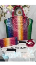 BRAHMIN CONFECTION LARGE DUXBURY BAG/MATCHING ADY wallet LIMITED ED. SOLD OUT🌈