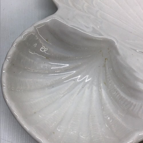 MCM California Pottery 285 Scallop Shell Serving Platter Nautical Beach Decor - Picture 3 of 6