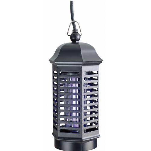 Lampe moustique UV intérieur piège insectes volants 4W bleu 30m²