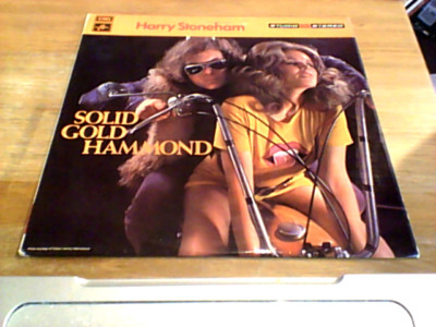 HARRY STONEHAM SOLID GOLD HAMMOND STUDIO 2 STEREO 1st UK LP 1971 CHEESECAKE SEXY