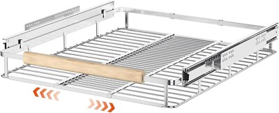 SANNO Ausziehbarer Schrank Organizer, Küche Schieberegal unter Spüle Regal, Erweiterbar