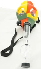 Silicon Gas Mask Bong Hookah Smoking Colorful Mask w/ Gift Box - USA