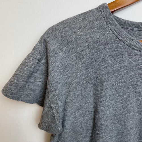Camiseta para mujer Madewell Top cuello redondo talla M gris jaspeado mezcla de algodón orgánico - Imagen 2 de 6