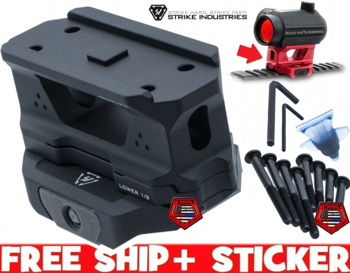 Strike Industrie REX Riser sight Mount for compatible T1 Optics
