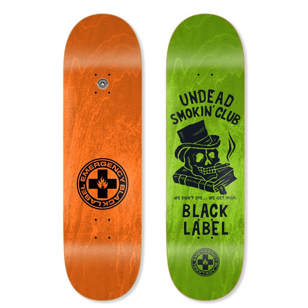 スケートボード BLACK LABEL UNDEAD SMOKIN' CLUB 10.25 UNDEAD SMOKING CLUB