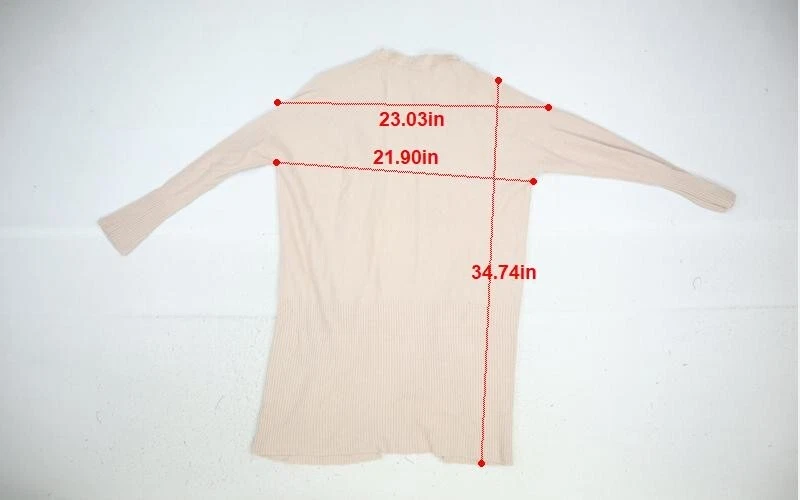 Suéter cardigã Chelsea e violeta mistura de lã alpaca frente aberta com bolso bronzeado M - Imagem 4 de 4