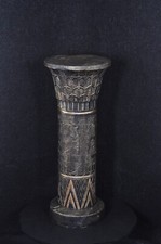 Podest Säule Ägyptisch Blumenständer Antik Stil 45cm Standsäule