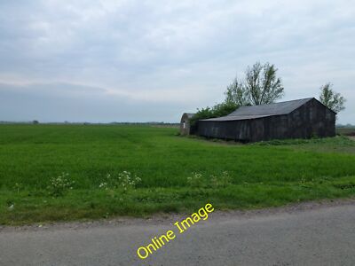 Photo 12x8 Old tin sheds on North Fen near California, Ely Black Bank/TL5 c2014