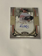 2024 TOPPS TIER ONE  AUTOGRAPH SONNY GRAY  -SERIAL #006/249-TWINS