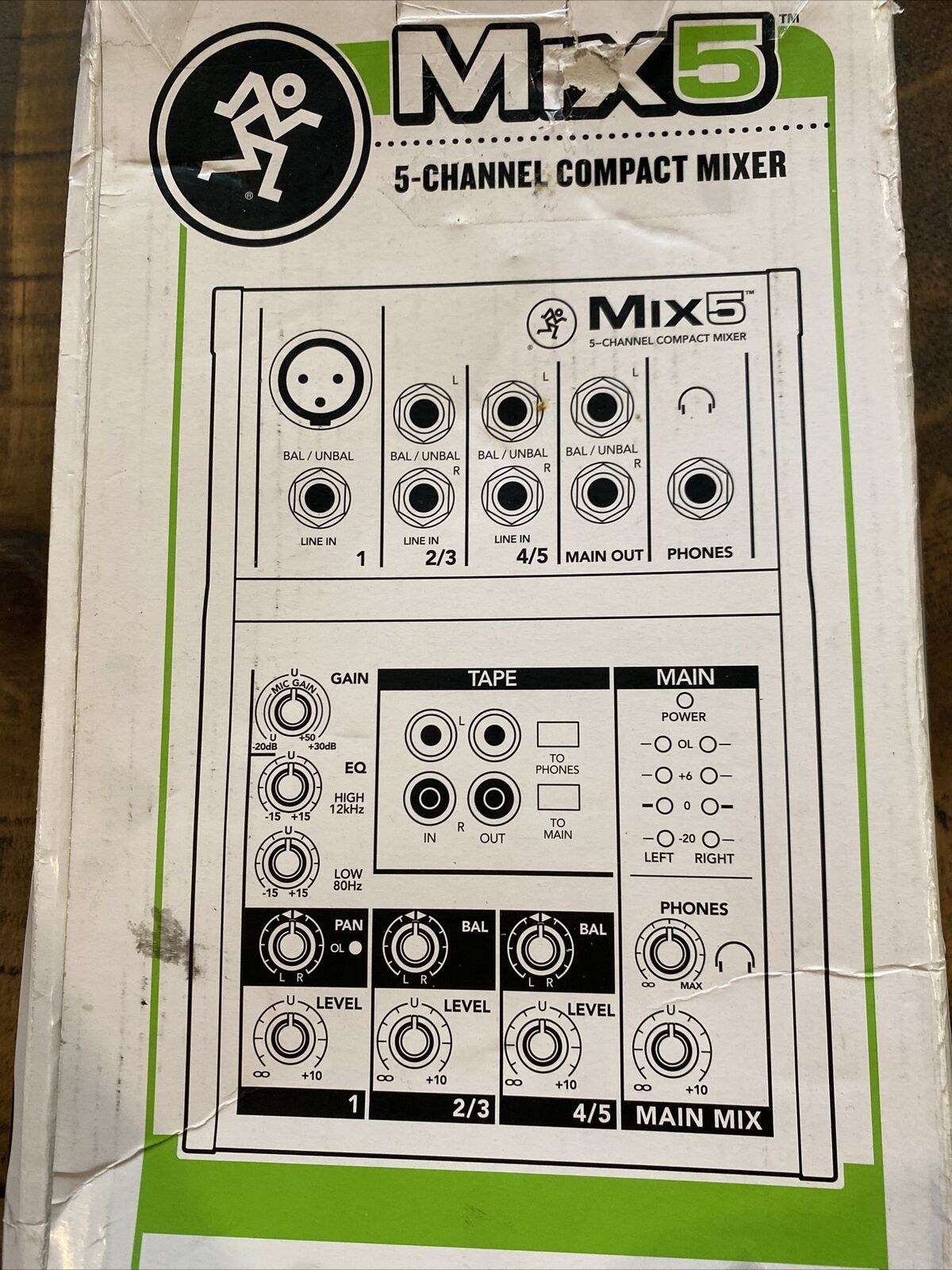rille fra nu af Skygge Mackie Mix Series Mix 5 5-Channel Mixer for sale online | eBay