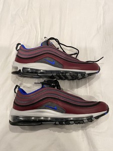 Nike Air Max 97 Cool Gray Racer Blue Deep Maroon 921826-012 - Seplope