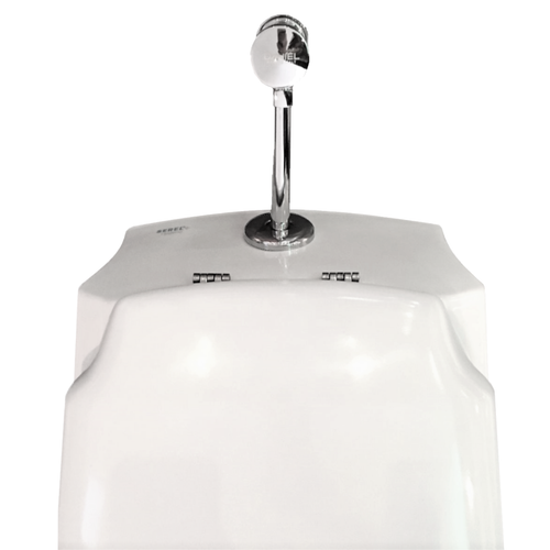 UrinalBecken Pissoir mit Zulauf oben und Deckel, inkl. Hygiene Glasur