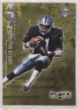 1998 Upper Deck Black Diamond Rookie Edition Triple /1500 Tim Brown #63 HOF h8k