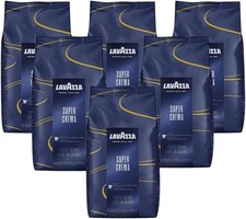 Lavazza Super Crema Coffee Beans (6 Packs of 1kg)