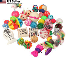 Fashion's Talk Cat Toys Variety Pack for Kitty 20 Pieces 20-Pack, Multicolor