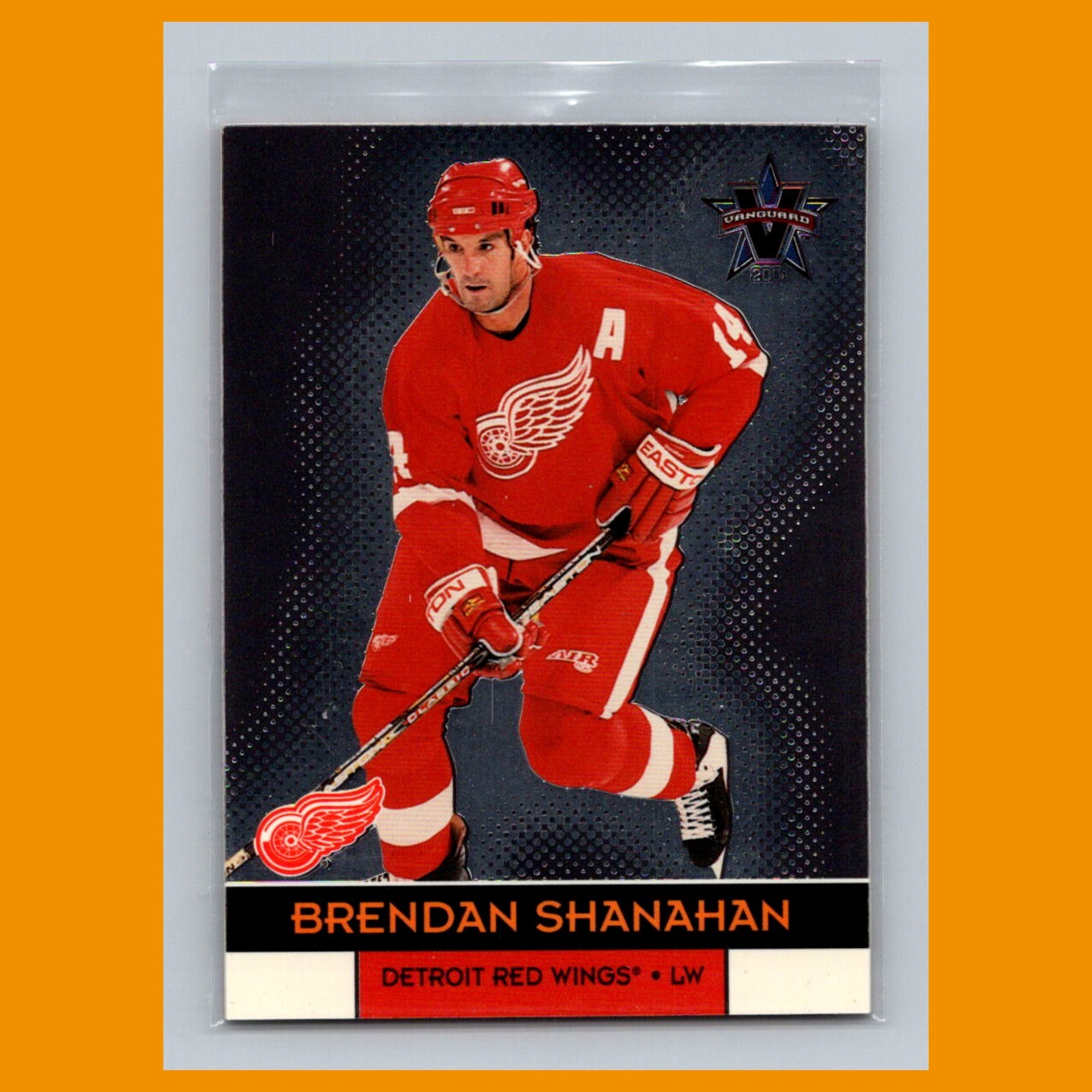 Brendan Shanahan 2000-01 Pacific Vanguard #40 Detroit Red Wings Hockey