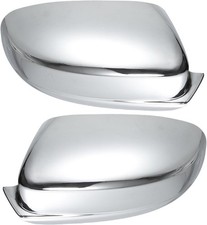 1 Pair Chrome Plated Full Mirror Cover Cap for Dodge Charger 2011-2022