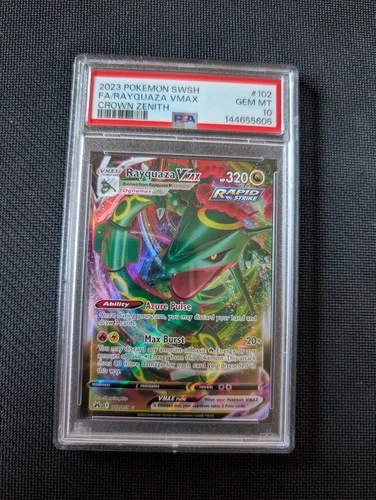 Rayquaza 102 PSA 10 Graded Pokemon Card