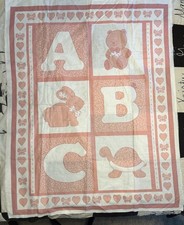 Vintage Baby ABC Quilt Top