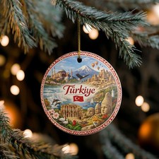T rkiye Ornament  Ceramic Turkish Travel Decoration