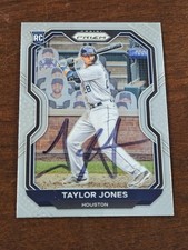 2021 Prizm TAYLOR JONES Astros In-Person Signed Autographed AUTO