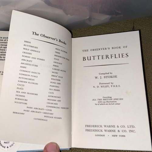 The Observer's Book of Butterflies Hard Cover - Printed In Great Britain - Picture 3 of 4