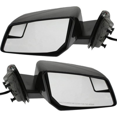 Front Power Mirrors Manual Folded Primed Left & Right Side For 09-17 Traverse