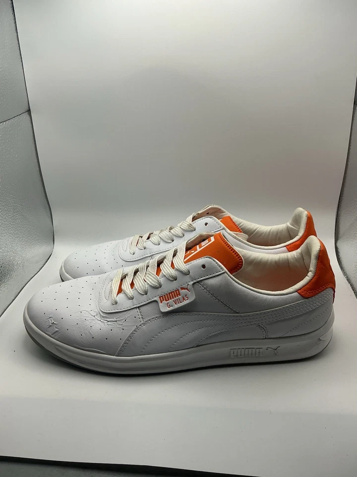 Puma Hombre G Vilas Blanco Y Naranja Talla 11.5 0230 Foto 3 de 4