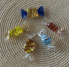 VTG Murano-Style Hand-Blown Glass Candies Unique Wrapped Treats Sweets 5