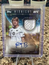 2026 UFC midnight Paddy Pimblett SP Patch Auto 2/25