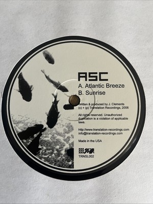 ASC  Atlantic Breeze/Sunrise  Drum&bass/Jungle/12   Macc/Seba/Paradox Etc