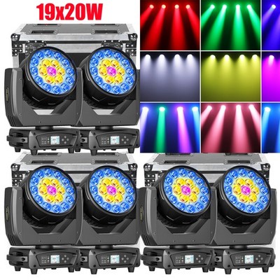 380W LED Zoom Moving Head Stage Light RGBW DMX Beam Wash Lighting DJ Disco Show