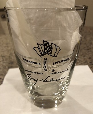 Vintage IMS Indianapolis Motor Speedway Glass Tumbler 1911-1973