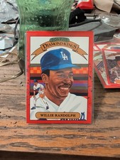 1990 Donruss - Diamond Kings Willie Randolph #19 RARE ERROR Card