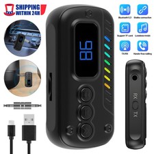 Bluetooth Transmitter Call Music Receiver AUX Adapter for Car Headphone iPod