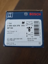 Image of BOSCH 0986424379 Brake Pad Set For Disc Front Fits Fiat Punto Seicento / 600