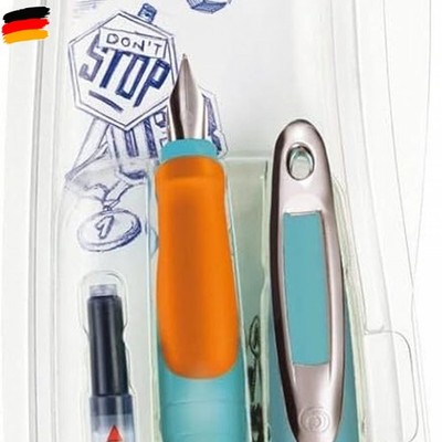 Herlitz Füllhalter my.pen style Türkis/Orange
