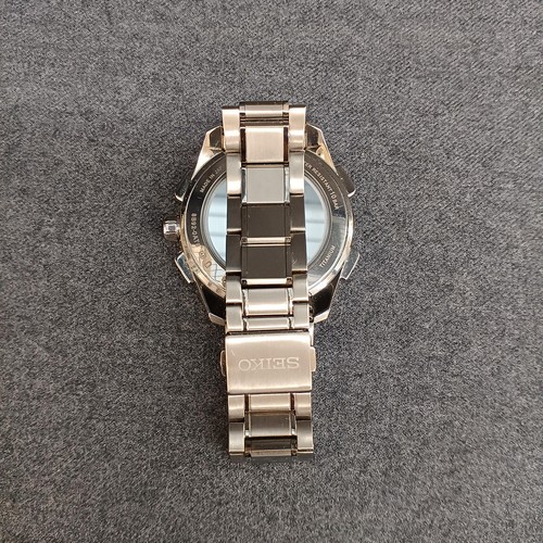 Seiko Brightz 8B92-0AT0 Édition Limitée Chronographe World Temps Solaire Montre - Photo 6 sur 8